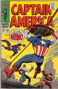 Captain America #105 (Sep-68) FN+ Mid-Grade Captain America