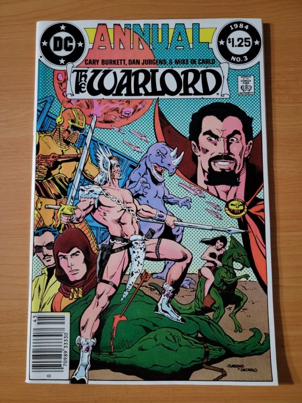 The Warlord Annual #3 Newsstand Variant ~ NEAR MINT NM ~ 1984 DC Comics