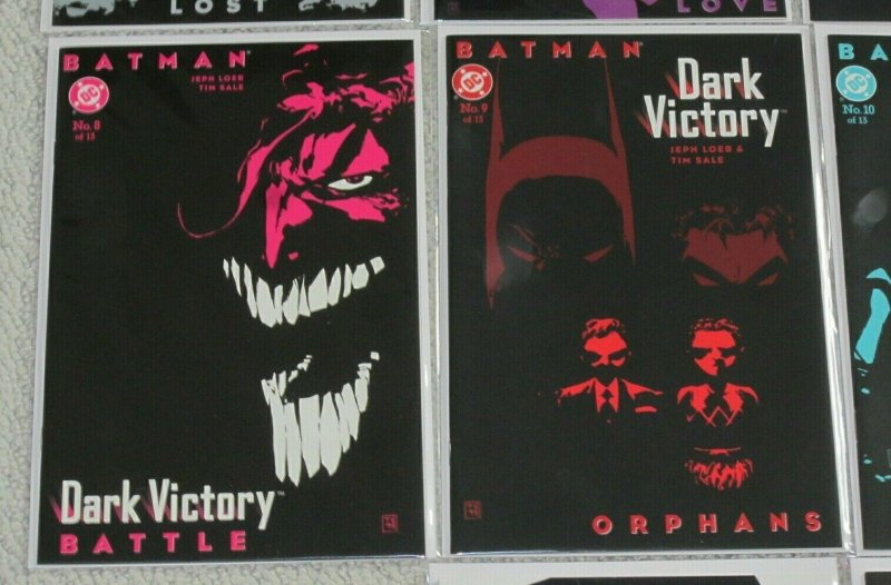 Complete Set Batman Dark Victory #1-13 w/Wizard #0 NM DC Comic Books Revenge War 