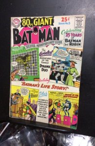 80 Page Giant #5 (1964) Batman, Robin and Catwoman key Affordable grade! VG+ wow