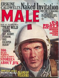 Male 10/1964-Atlas-JFK stories-U-2 pilot-Goodyear Rubber-cheesecake-crime-FN