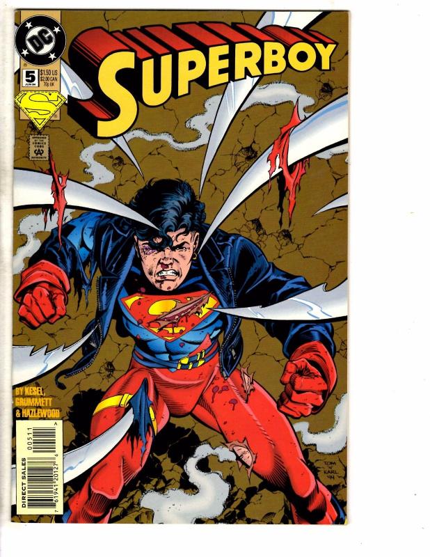 7 Superboy DC Comic Books # 2 3 4 5 6 7 8 Arrow Flash Superman Batman Atom J214