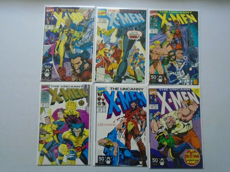 Uncanny X-Men Comic Lot From: #226-278 38 Diff Books Average 6.0 FN (1988-1991)