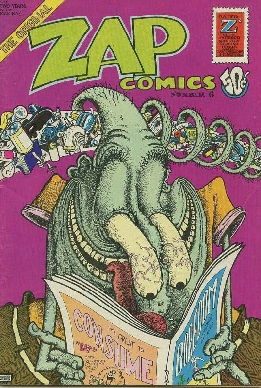 ZAP COMIX #6 / 1st Printing / January 1973 / 52 pages / Apex Novelties