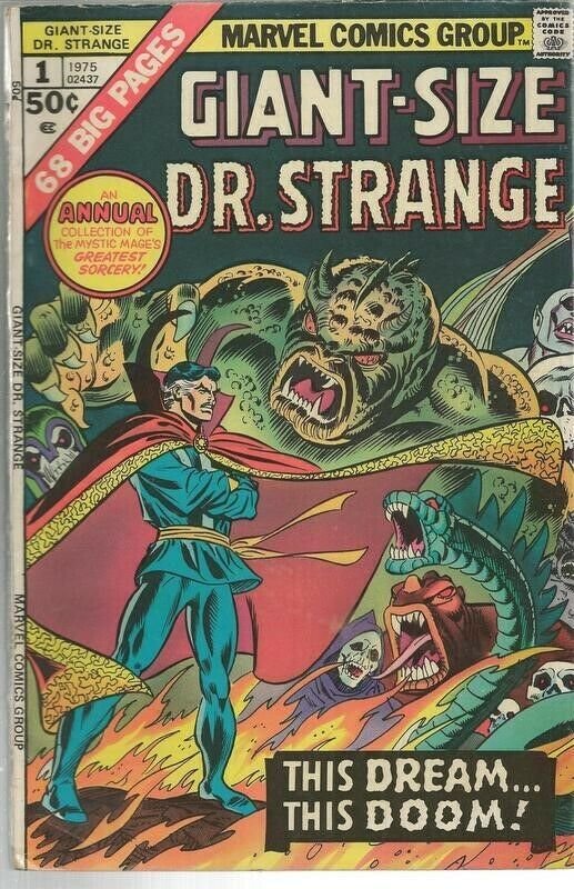 Giant Size Doctor Strange #1 ORIGINAL Vintage 1975 Marvel Comics  