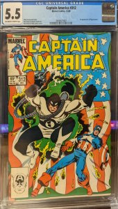 Captain America #312 (1985) Captain America [Key Issue]