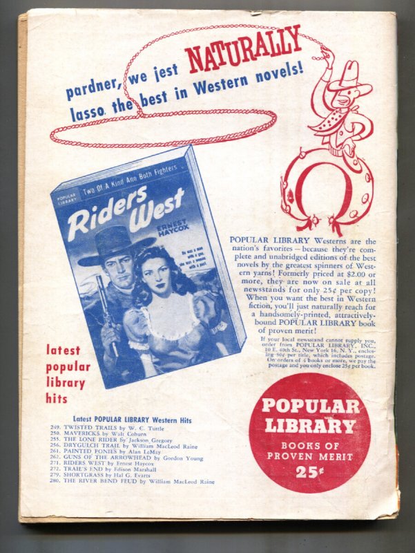 Hopalong Cassidy's Western #2-Winter 1951-Last issue-William Boyd-Pulp mag