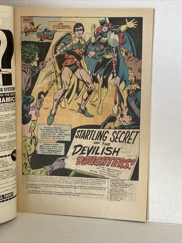 Batman Family #9 VG+ 