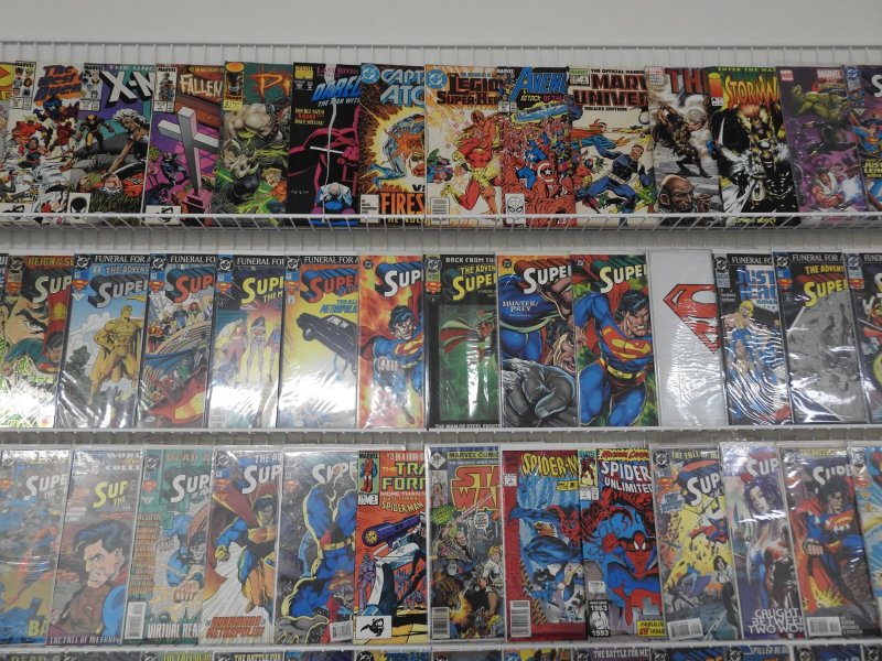 Huge Lot 150+ Comics W/ Superman, Avengers, Spider-Man, +More! Avg FN/VF Cond!