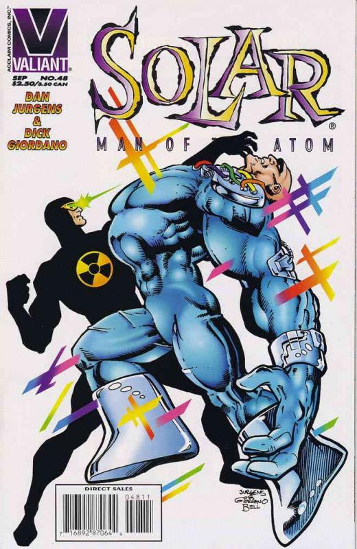Solar, Man of the Atom #48 FN ; Valiant | Dan Jurgens