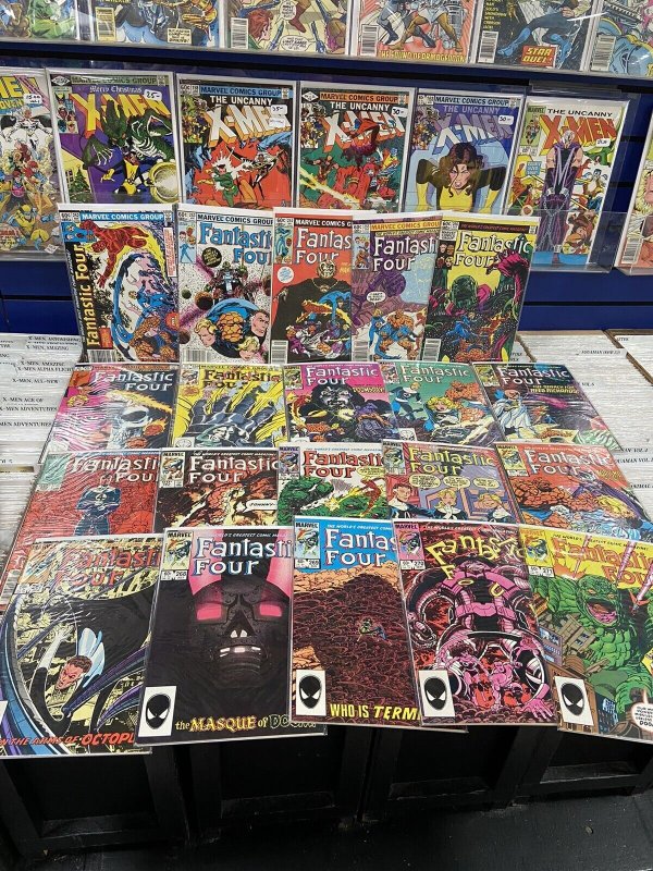 FANTASTIC FOUR COMICS full John Byrne run #’s 232-295 BAGGED AND BOARDED