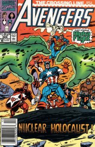 Avengers, The #324 (Newsstand) FN ; Marvel | Crossing Line 6