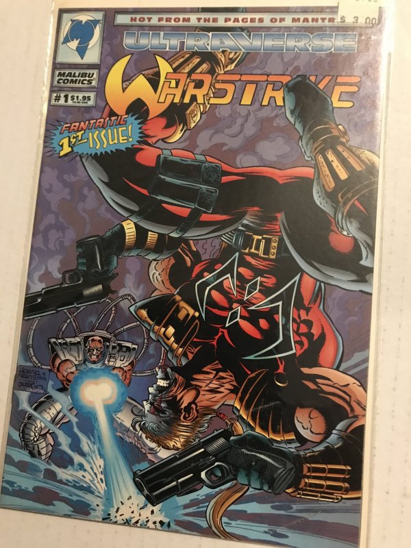 WARSTRIKE #1, 2, 3 set : Malibu 1994 VF/NM; full set of 3