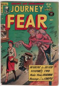 Journey Into Fear #17 (Jan-54) GD/VG Affordable-Grade 