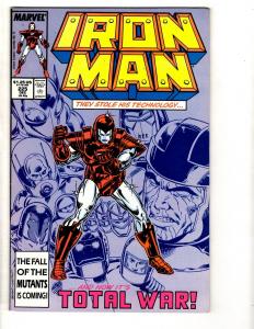 10 Iron Man Marvel Comic Books # 223 224 225 226 227 228 229 230 231 232 CR41