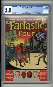 Fantastic Four #11 (1963) CGC 5.0