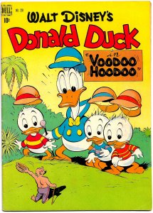 WALT DISNEY'S DONALD DUCK in VOODOO HOODOO (Four Color #238)(1949)VF+ All BARKS!