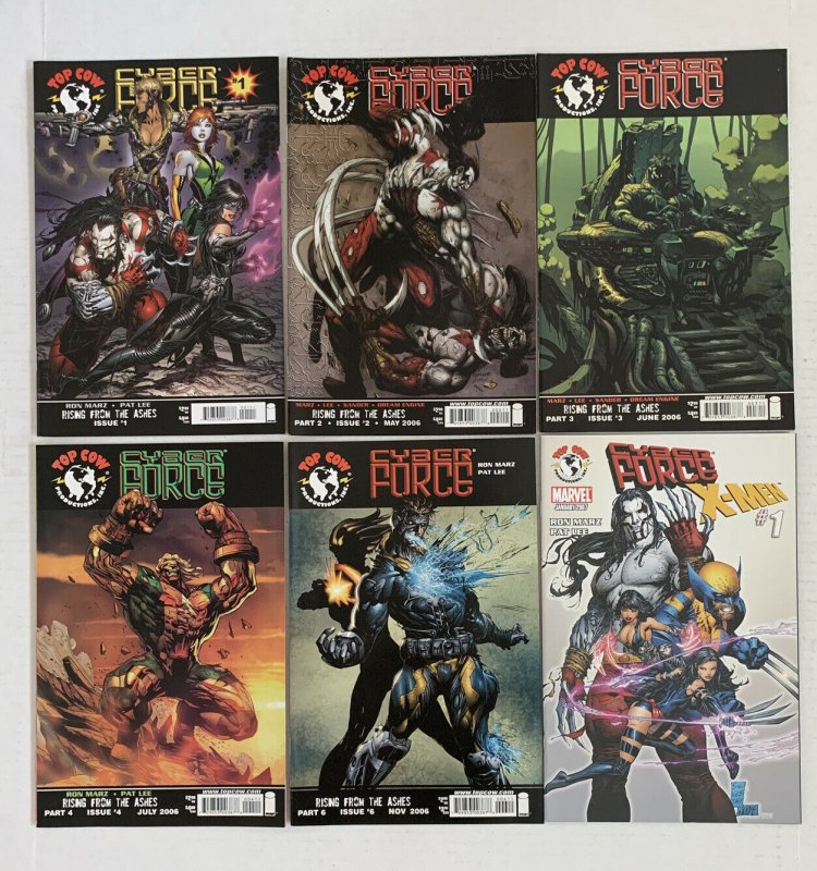 Cyber Force #1,2,3,4,6 +Another #1 Lot Of 6