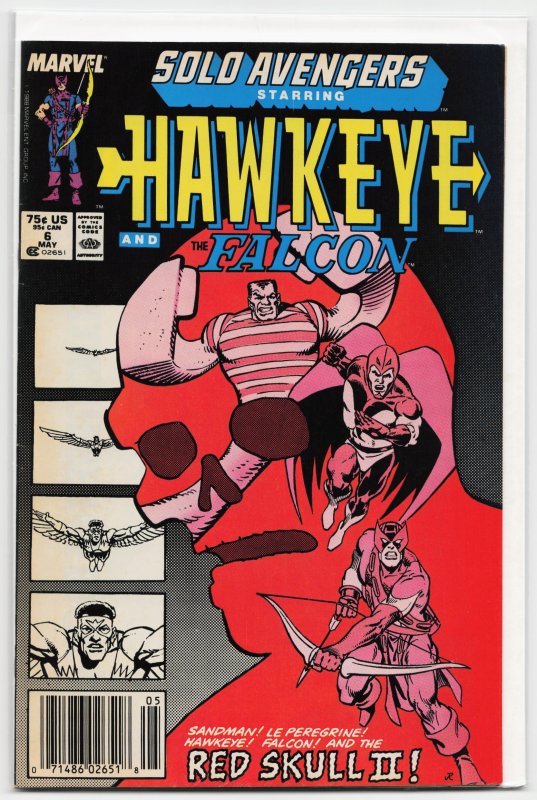 Solo Avengers #6 (1988) Falcon