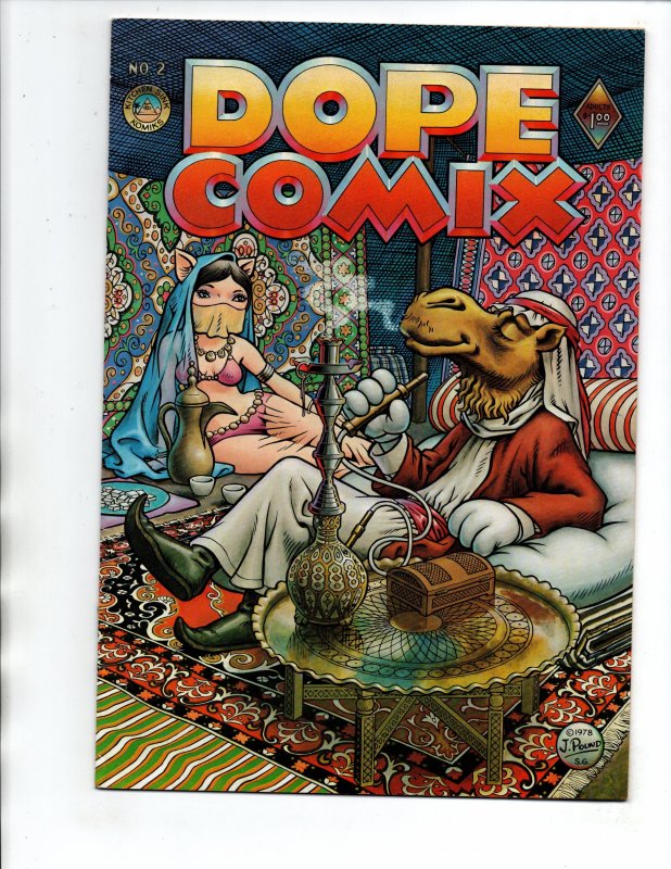 Dope Comix #2- 1st Print - underground - Kitchen Sink - 1978 - FN