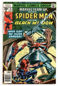 Marvel Team Up #57 VINTAGE 1977 Marvel Comics Spider-Man Black Widow