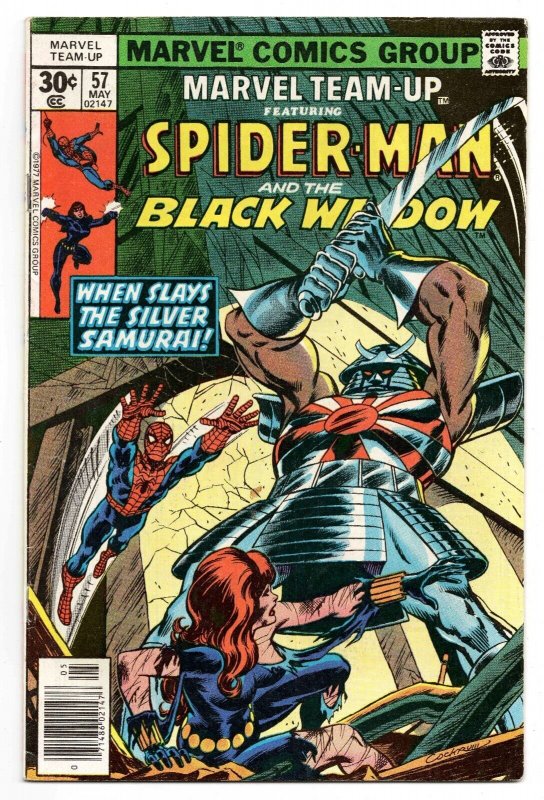 Marvel Team Up #57 VINTAGE 1977 Marvel Comics Spider-Man Black Widow 