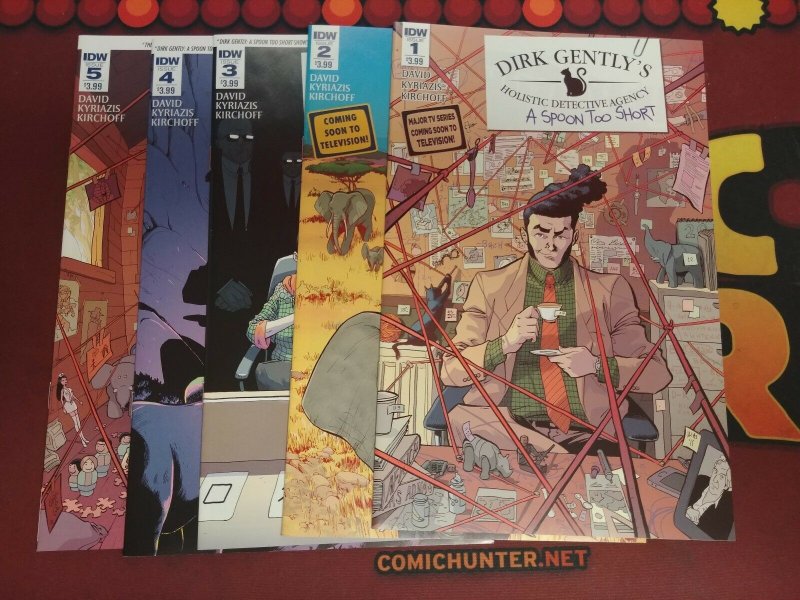 Dirk Gently A Spoon Too Short (IDW) #1-5 (1,2,3,4,5) Douglas Adams Arvind David 