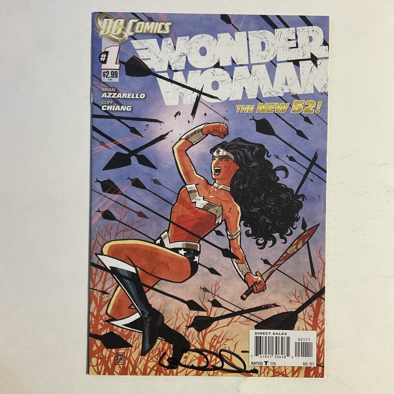 Wonder Woman 1 2011 Signed by Dan Didio DC Comics NM near mint