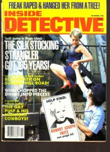 Inside Detective Magazine November 1985- Midnight Cowboys