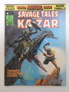 Savage Tales Super Annual Issue #1 W/Ka-zar! Fine+ Condition!