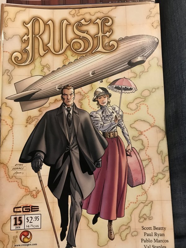 RUSE #2, 3, 7 - 26 run : CrossGen NM-; 22 issues, detective mini series, M. Waid