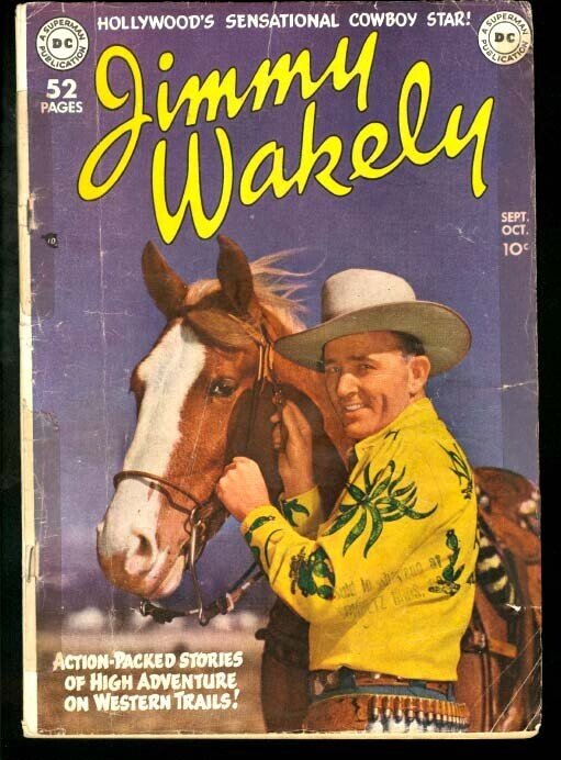 JIMMY WAKELY #1-DC-1949-MOVIE B-WESTERN PHOTO COVER G/VG