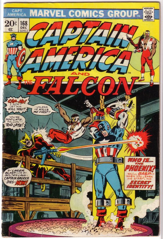 Captain America   vol. 1   #168 VG (and the Falcon)