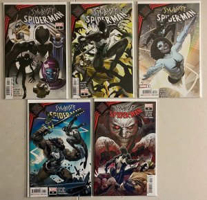 Symbiote Spider-Man King in Black set #1-5 Marvel (8.0 VF) (2021)