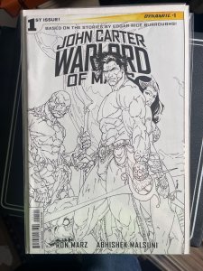 John Carter, Warlord of Mars #1 Cover K - Bart Sears Retailer Incentive Black...