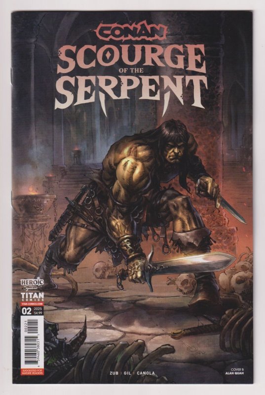 Conan Scourge Of The Serpent #2 Cvr B Quah Variant (Titan, 2025) NM