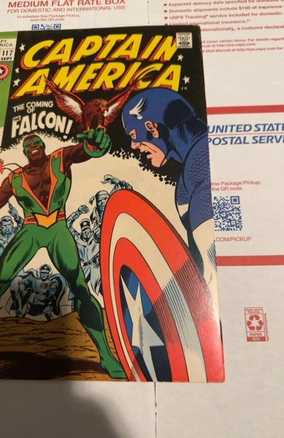 Captain America #117 (1969)1st Falcon- 7.0 or better