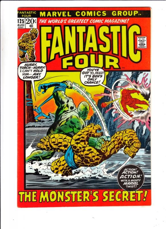 Fantastic Four #125 (Aug-72) VF/NM High-Grade Fantastic Four, Mr. Fantastic (...