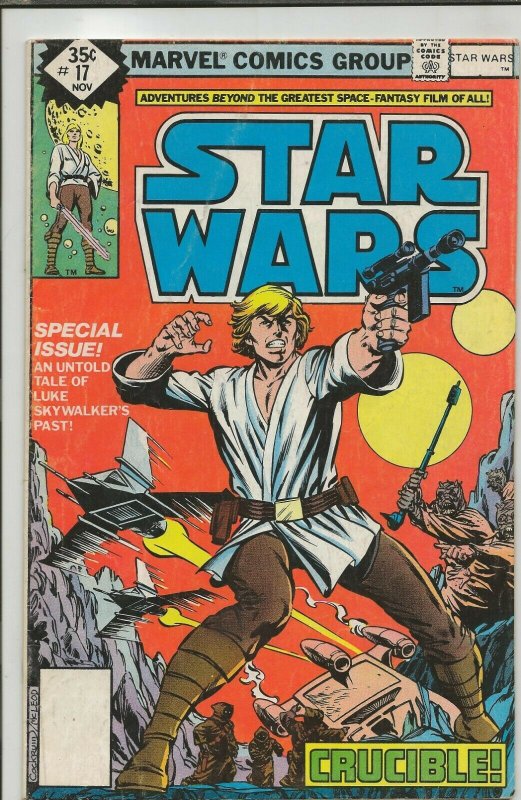 Star Wars #17 ORIGINAL Vintage 1978 Marvel Comics Luke Skywalker Diamond Variant