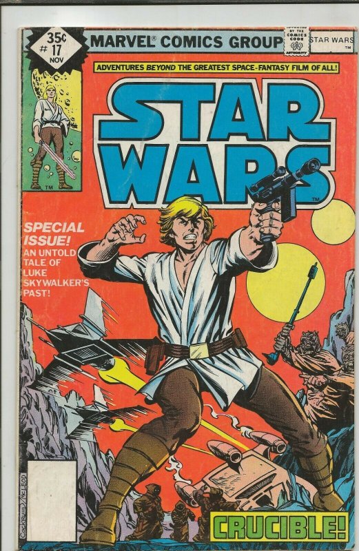 Star Wars #17 ORIGINAL Vintage 1978 Marvel Comics Luke Skywalker Diamond Variant 