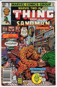 Marvel Two-in-One #86 (1982) The Thing