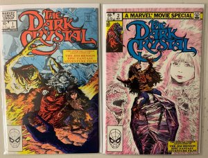 Dark Crystal set #1-2 Direct Marvel (6.0 FN) Movie (1983)