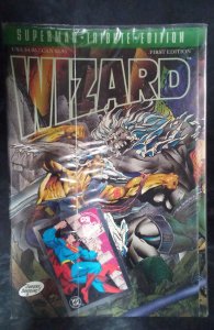 Wizard: Superman Tribute Edition *Sealed* w/ trading cards (1993)