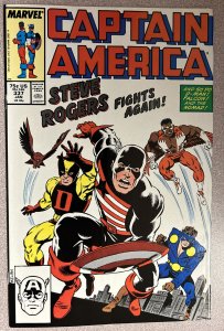 Captain America #337 Marvel Comics 1988 Steve Rogers The Captain