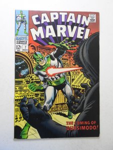 Captain Marvel #7 (1968) VF Condition!