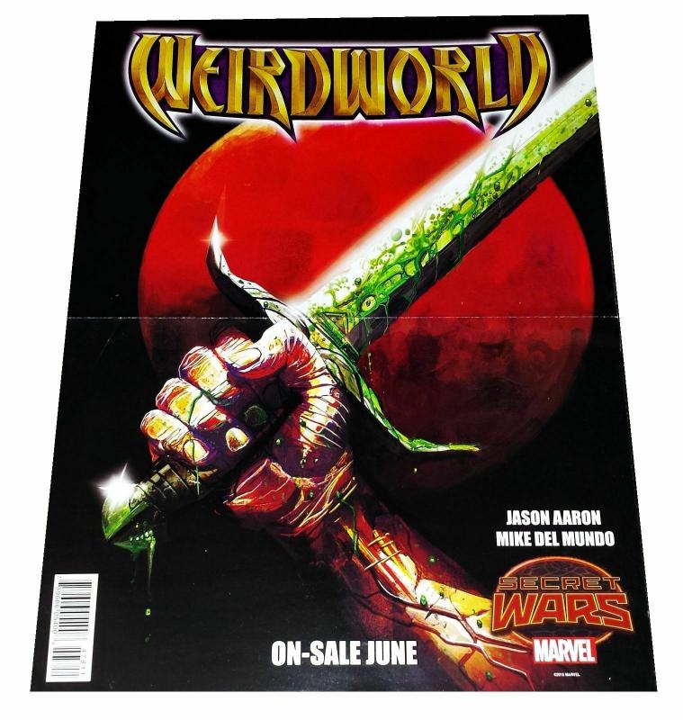 Secret Wars Weirdworld 1872 Reversible Folded Promo Poster (10 x 13) - New!