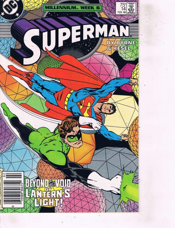 Lot Of 2 DC Comic Books Superman #14 and Reign of Superman #82 LH6