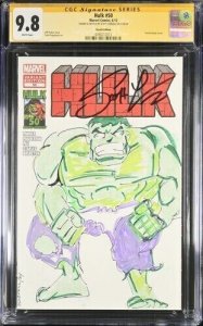 Hulk (2012) # 50 (CGC 9.8 SS) Sketch * Signed Sketch Scot Lobdell * Art Parker