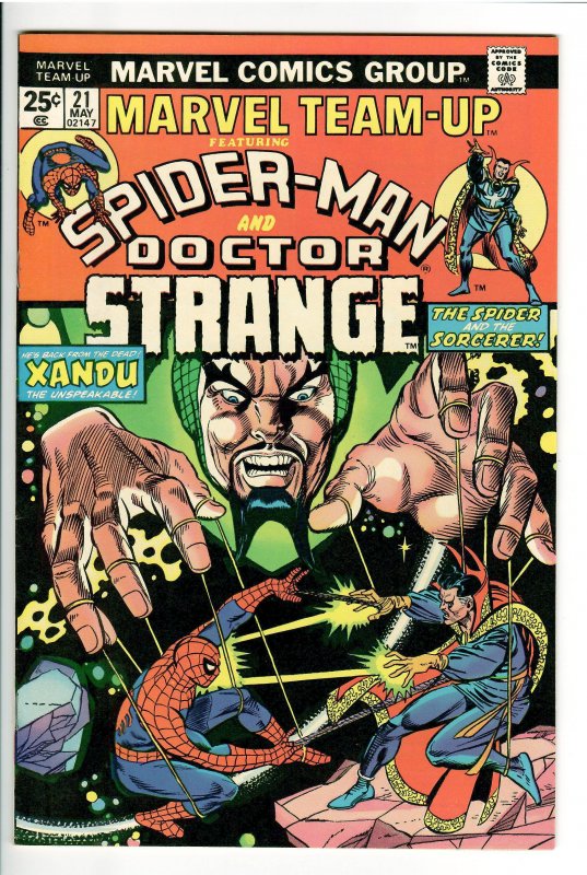 MARVEL TEAM UP 21 NM 9.0-9.2 DR.STRANGE ! STUNNER! (LOUISIANA COLLECTION)