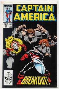 Captain America #340 (1988) Captain America